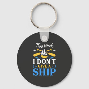 Boating - I Don't Give A Ship Key Ring