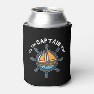 Boating - I'm the Captain Now Can Cooler