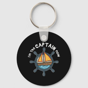 Boating - I'm the Captain Now Key Ring