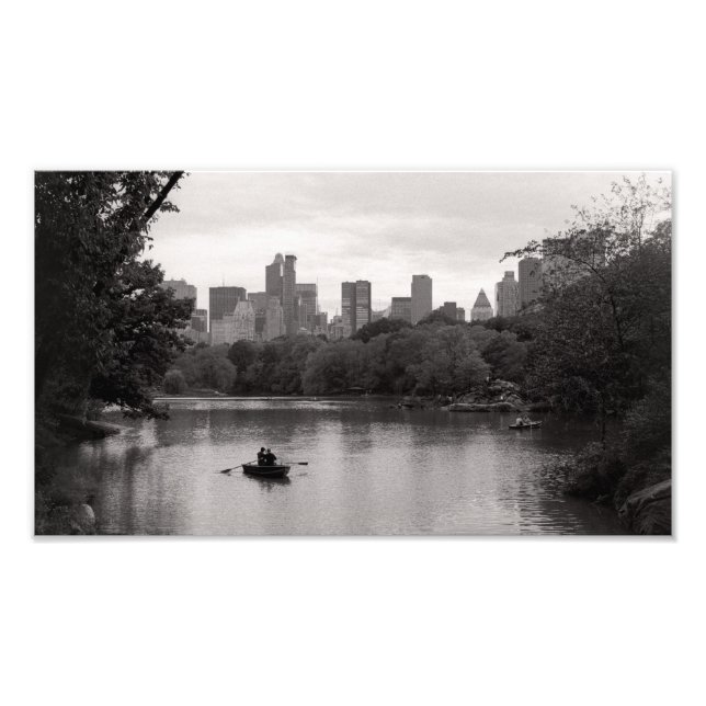 Boating in Central Park NYC (Print) Photo Print (Front)