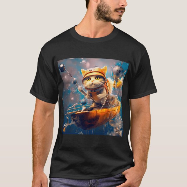 Boating Kitty T-Shirt (Front)