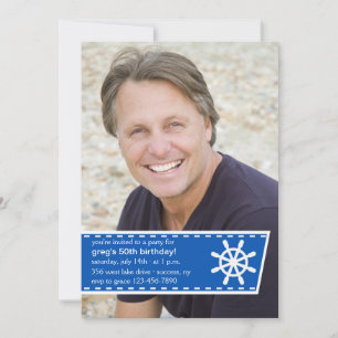 Boating Life Photo Invitation