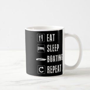 Boating Men Women Boataholic Boater Speed Powerboa Coffee Mug