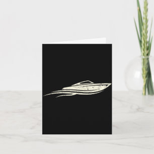 Boating motor boat captain pontoon lake boater card