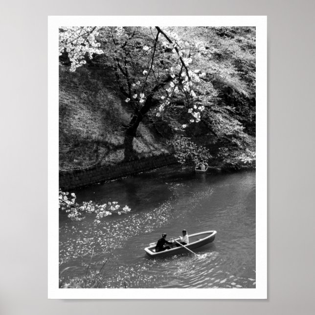 Boating on Chidorigafuchi: Tokyo, Japan  Poster (Front)