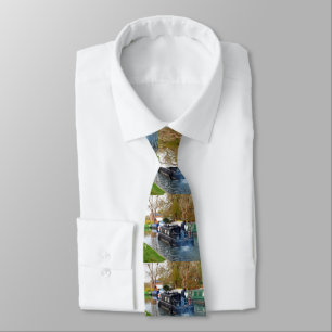 Boating on the Newbury canal Tie