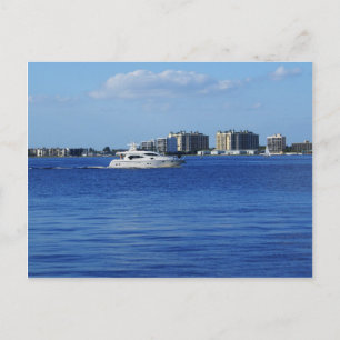 Boating Past Ft. Myers Postcard