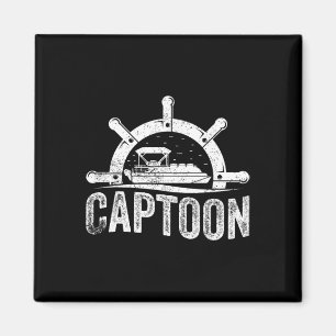 Boating Pontoon Captain Pontoon Boat Captoon Magnet