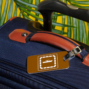Boating Sign  Luggage Tag