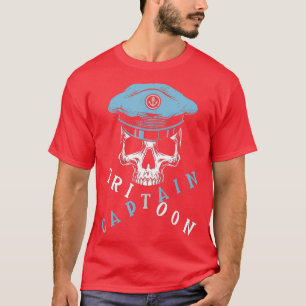 Boating Tritoon Captain Flatboat Life Pontoon for  T-Shirt