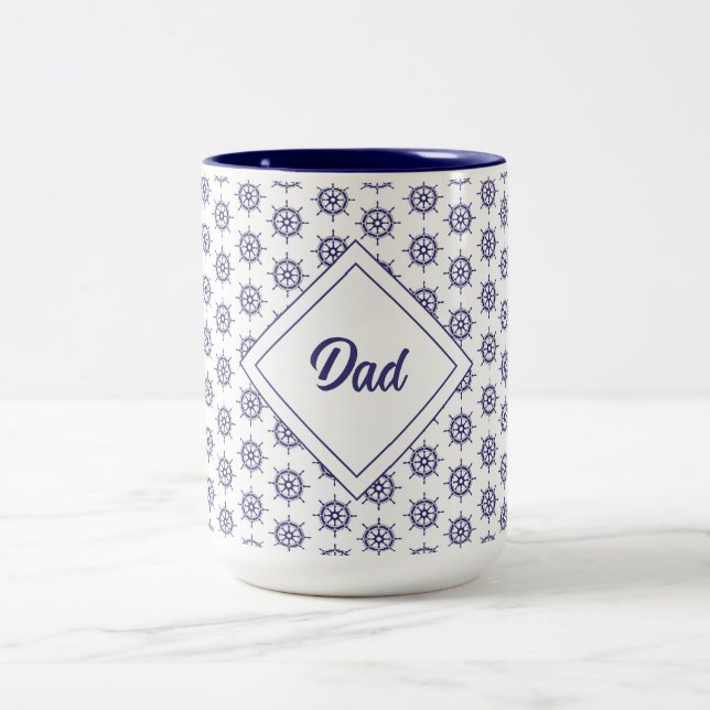 Boating Two-Tone Coffee Mug (Center)