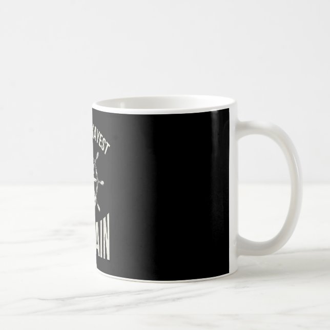 Boating Worlds Okayest Captain  Coffee Mug (Right)