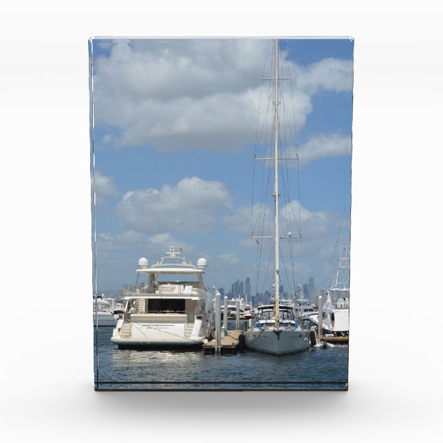 Boats 5x7 Acrylic Block (Front)