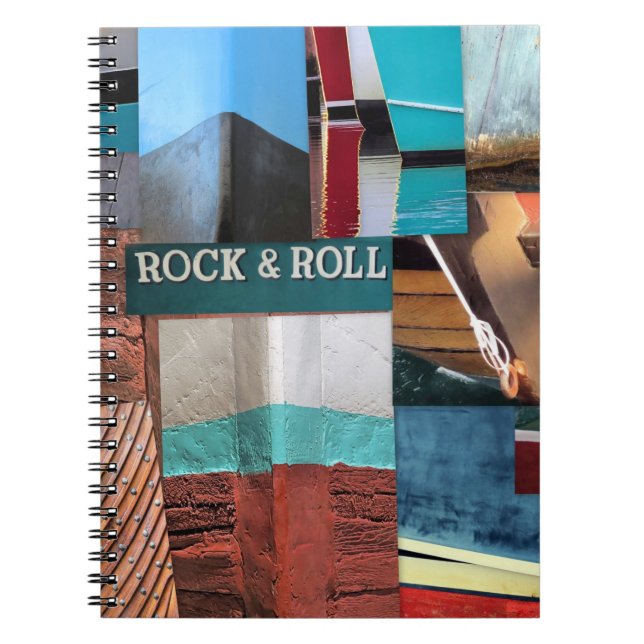 Boats abstract - notebook (Front)