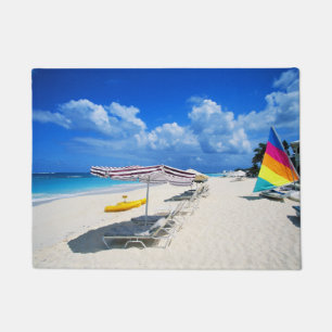 Boats And Beach Chairs Doormat