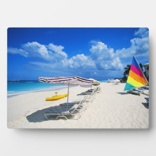 Boats And Beach Chairs Plaque