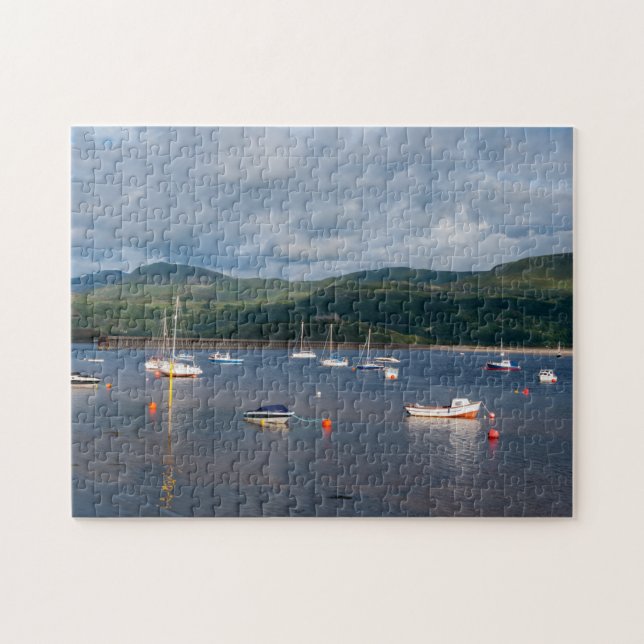 Boats at Barmouth Jigsaw Puzzle (Horizontal)