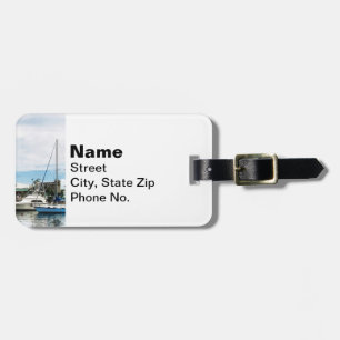 Boats at Bridgetown Barbados Luggage Tag