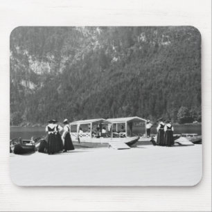 Boats at Konigssee, c.1910 Mouse Pad