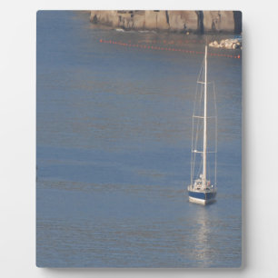 Boats at rest in Sorrento Italy Plaque