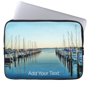 Boats At The Marina by Shirley Taylor Laptop Sleeve