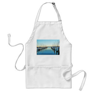 Boats At The Marina by Shirley Taylor Standard Apron