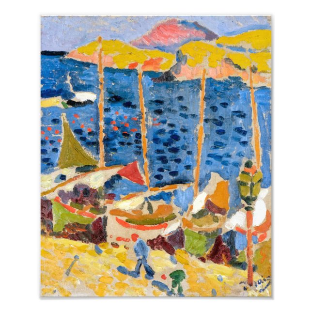 Boats at the Port of Collioure | Andre Derain | Photo Print (Front)