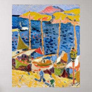 Boats at the Port of Collioure Andre Derain Poster