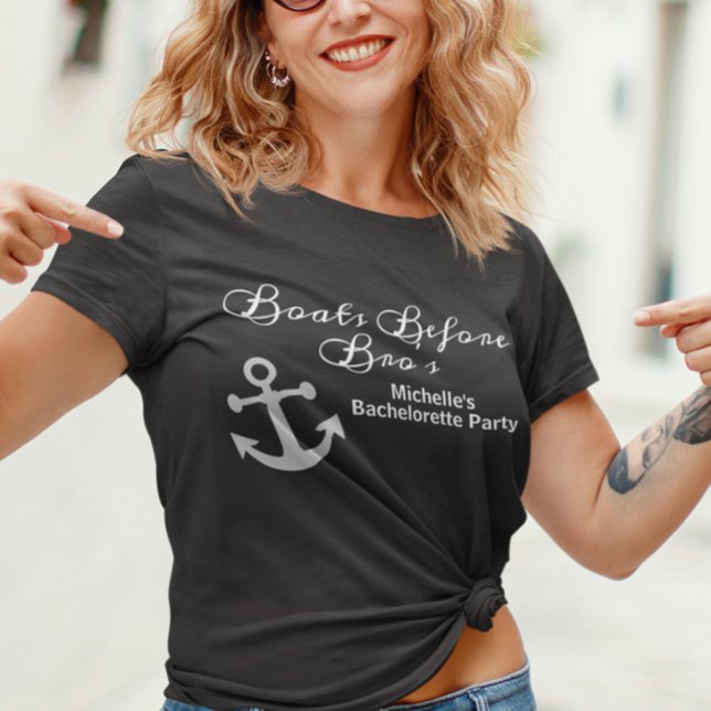Boats Before Bro's Bachelorette Party Cruise  T-Shirt (Creator Uploaded)