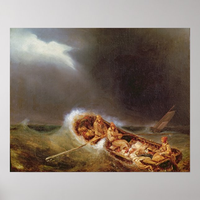 Boats from Dieppe Returning from Fishing Poster (Front)