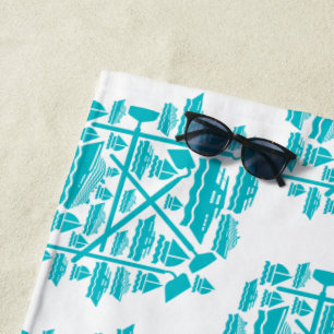 Boats & Hoes Beach Towel