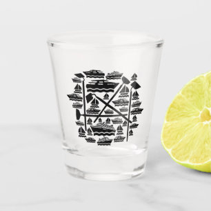 Boats & Hoes Shot Glass