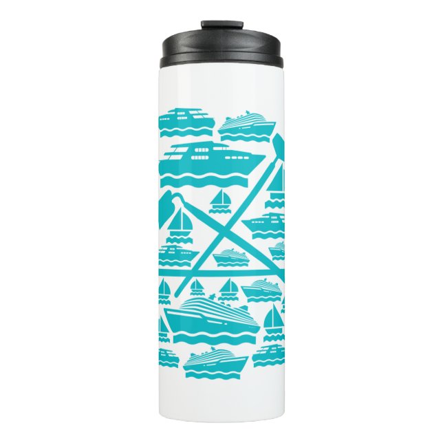 Boats & Hoes Thermal Tumbler (Front)
