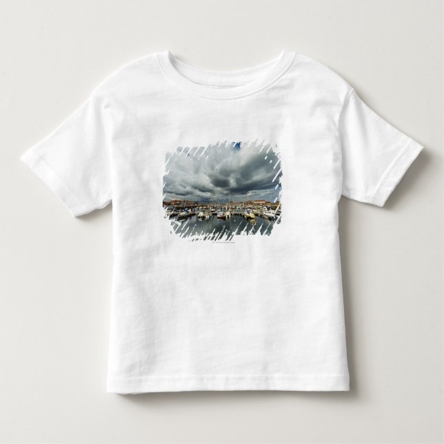 Boats In A Harbour Toddler T-Shirt (Front)
