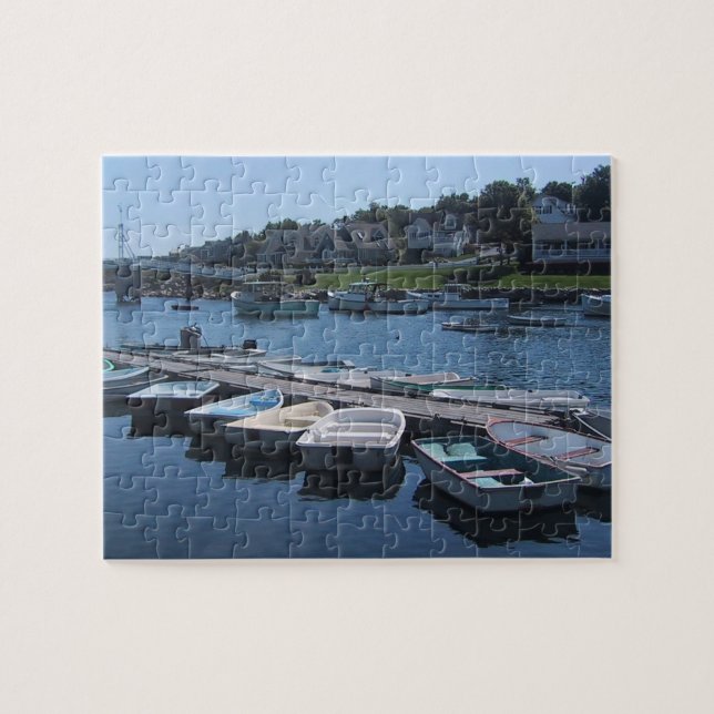 Boats In A Row Jigsaw Puzzle (Horizontal)