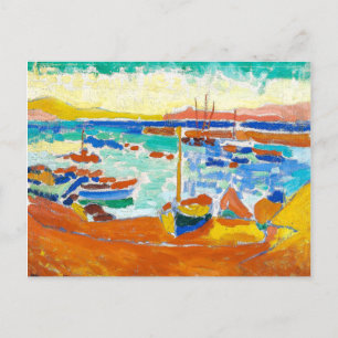 Boats in Collioure Andre Derain Postcard