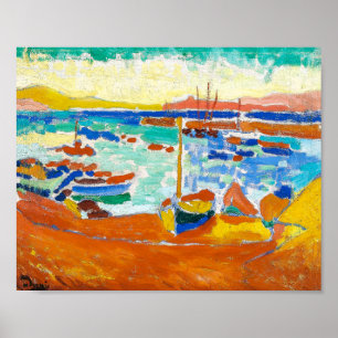 Boats in Collioure Andre Derain Poster