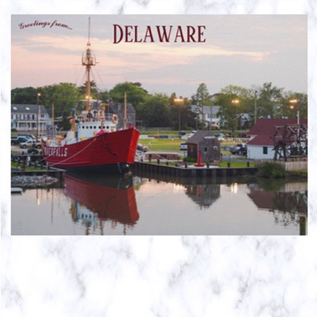 Boats in Delaware Postcard (Creator Uploaded)