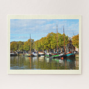 Boats in Dordrecht Jigsaw Puzzle