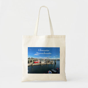 Boats in Gloucester harbour Tote Bag