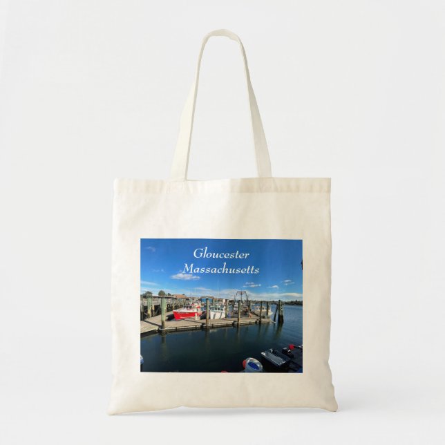 Boats in Gloucester harbour Tote Bag (Front)
