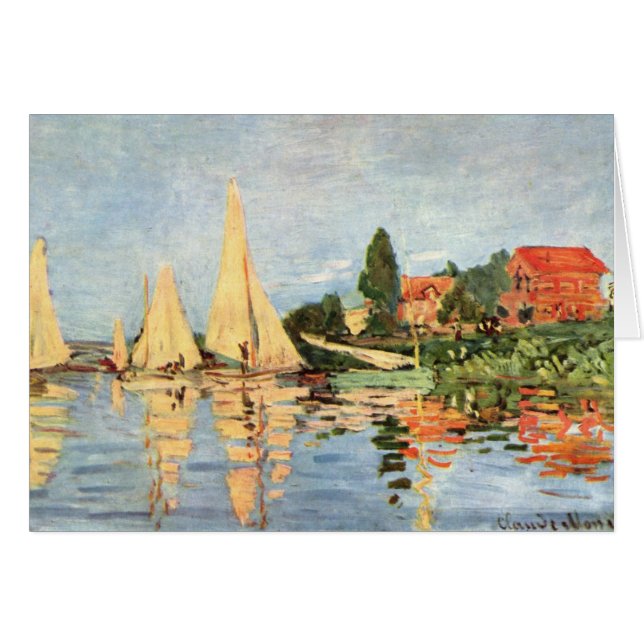 Boats in Harbour painting (Front Horizontal)
