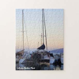Boats in Lahaina Harbor Maui Jigsaw Puzzle