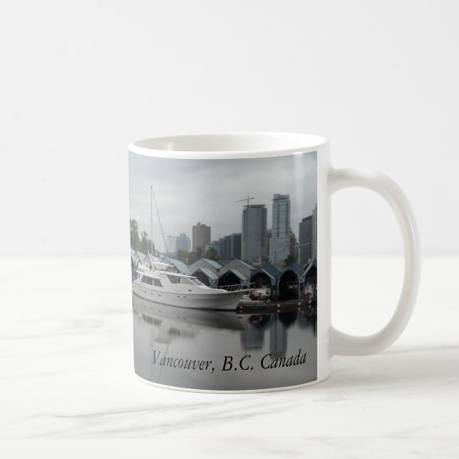 Boats in the Harbour Coffee Mug (Right)