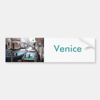 Boats in Venice Bumper Sticker