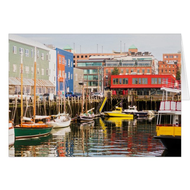 Boats Moored | Portland, Maine (Front Horizontal)