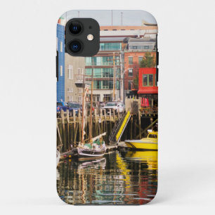 Boats Moored Portland, Maine iPhone 11 Case