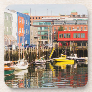 Boats Moored Portland, Maine Coaster