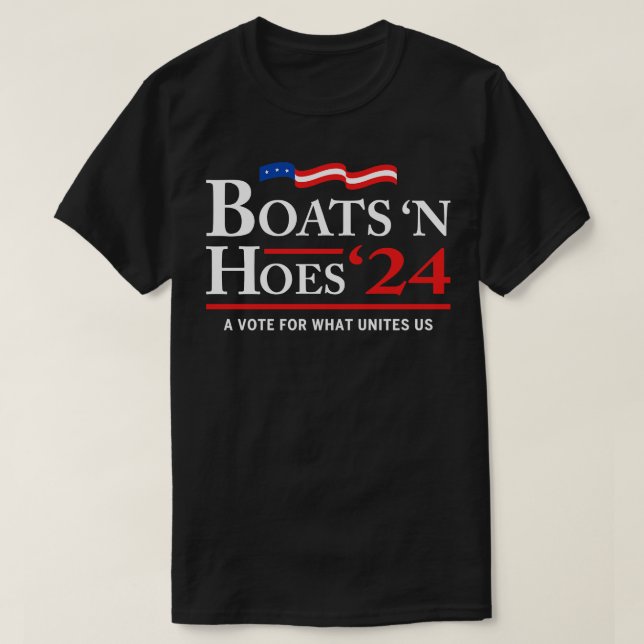 Boats N Hoes 2024 T-Shirt (Design Front)