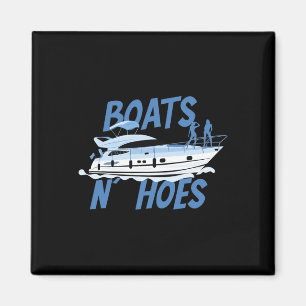 Boats N' Hoes Yacht Boating Cruise Ocean Magnet